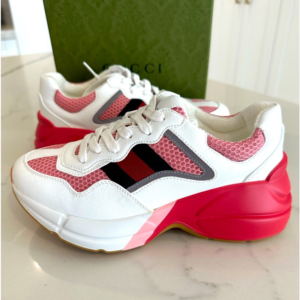 Gucci Womens Rhyton Sneakers